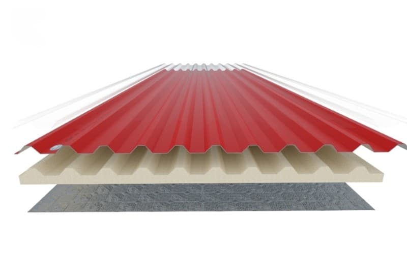 Roof panel illustration for WP-60120HF Polyol